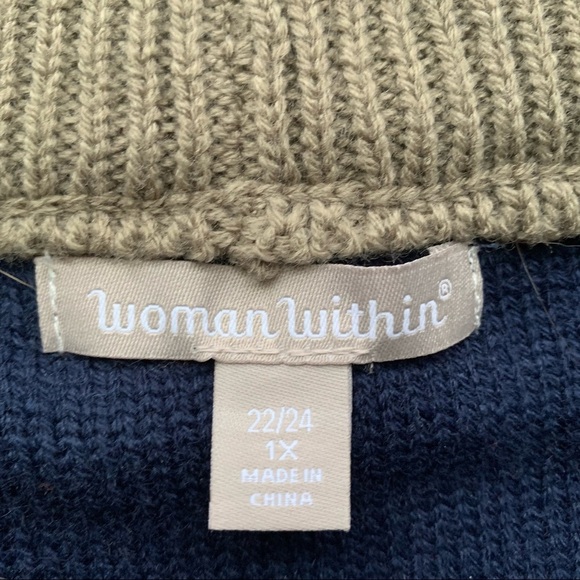 Woman Within Large toggle button cardigan - Picture 7 of 9